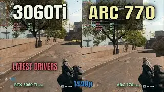 RTX 3060 Ti vs intel ARC 770 - 1440p gaming