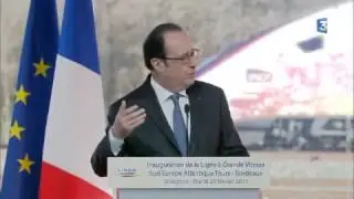 François Hollande inaugure la LGV 