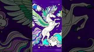 Flying horse 🐎 #horse #horseriding #horses #drawing #colour #colourful #tranding #childrensbooks