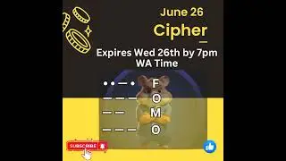 Hamster Kombat June 26th Epic Cipher Guide | Quick & Concise Tips