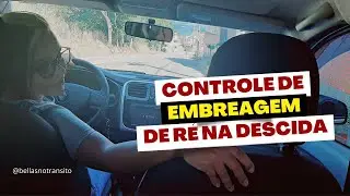 CONTROLE DE EMBREAGEM de r&eacute; - parar de marcha r&eacute; SEM USAR O FREIO