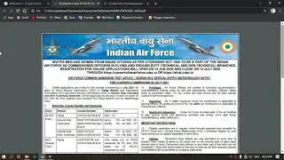 AFCAT 2 2020 -Notification and guidelines in tamil