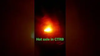 Hot axle in CTRB of Casnub bogie #railway #shorts