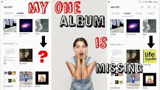 My one album is missing| How to hide album| hide photos in galaxy j7 Prime | in hindi.....
