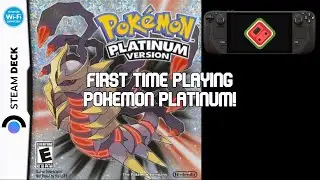 First time ever playing Pok&eacute;mon Platinum! Playing on Steam Deck :D