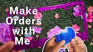 Resin Studio Vlog | Prepping Inventory  and My Latest Craft Project