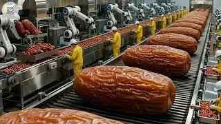 Inside a Modern Date Factory: From Palm Cultivation to Dried Date (Full Process)