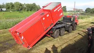 Feuerwehr Duisburg aufsatteln HFS auf WLF MAN 8x8