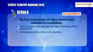 States' Startup Ranking 2018: Top Performers: Kerala