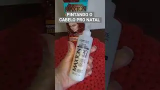 PINTANDO O CABELO PRO NATAL #shortvideo #shortsvideo #embelleze #cabelo #donasdecasa #shorts