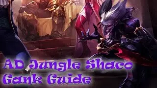 Как ганкать линии с помощью вардов | Наклон Дариуса | AD Jungle Shaco S6