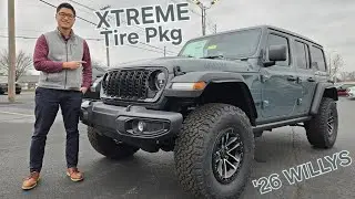 FIRST LOOK: 2026 Jeep Wrangler Willys in anvil (XTREME Tire Pkg)