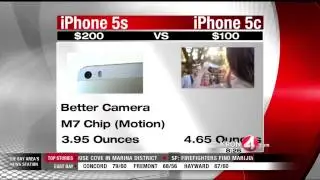 KRON 4 Tech Report: Difference between iPhone 5s vs iPhone 5c