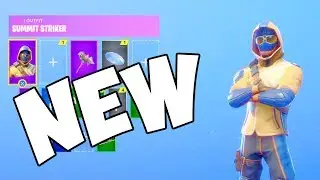 *NEW SKIN* SUMMIT STRIKER Showcase! Fortnite Battle Royale Season 6