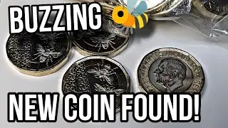 Buzzing 🐝🐝 NEW COIN FOUND &pound;1 #newcoin #kingcharles