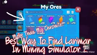 How To Find Larimar In The Fastest Way (Mining Simulator 2)