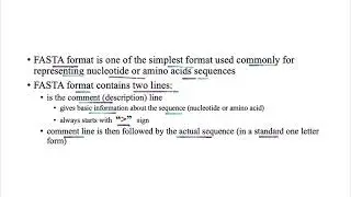 What is FASTA Format ?