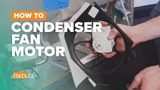 How to replace Condenser Fan Motor on a Whirlpool Maytag KitchenAid Refrigerator (Part # W11127829)