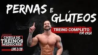 Treino completo de pernas e glúteos - em casa