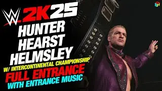 HUNTER HEARST HELMSLEY WWE 2K25 ENTRANCE - #WWE2K25 HUNTER HEARST HELMSLEY WITH MUSIC