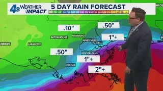 New Orleans Weather: Showers return for the first weekend of October