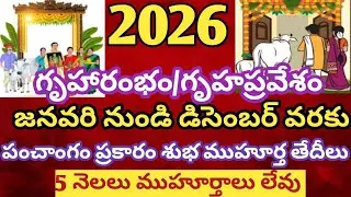 House warming dates in 2026 /best gruhapravesham dates in 2026 /gruhapravesham muhurtham in 2026