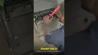 Sharp New 50C31 Colour Photocopier Installation #printer #installation #scanner #sharp