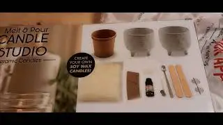 #fridayhauls Hobby Lobby paper pad flip through, ephemera and candle making kit!