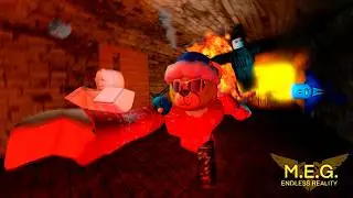 M. E. G. Endless reality - достойная пародия Backrooms в РОБЛОКС