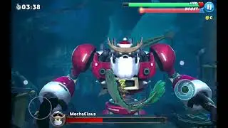 Beating mecha claws in hungry shark