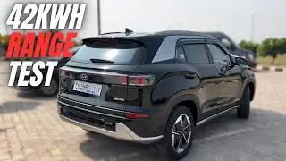 New Updated Creta Electric 2025 42 Kwh Range Test On Highway (First Time On YouTube)