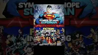 Superman (comics) vs Fiction | In writing #superman #dccomics #comics #spiderman #batman