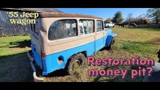 '55 Willy's Wagon build- Will the old flat head run?