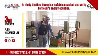 To study the flow through a variable area duct and verify Bernoulli’s energy equation full lecture