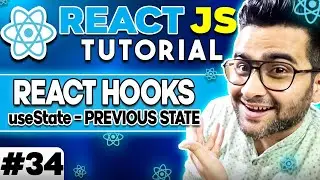ReactJS Tutorial - 34 -  React Hooks - useState with Previous State🔥