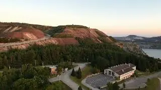 Capturing sunset near Black lake Thetford mines Quebec..