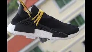 LEGIT CHECK!!Pharrell x Adidas NMD Human Race Black  UNBOXING