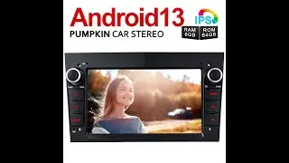 2 Din Octa-Core Android 13 Head Unit for Opel Vauxhall Astra Corsa Zafira Vivaro