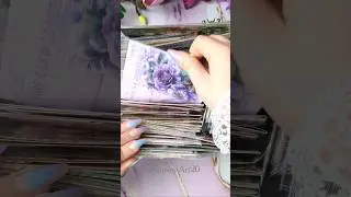 ASMR |💜 Purple theme 🟣 | Creative Journal | journal with me!#journal #asmr #scrapbook #art  #fun