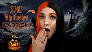 Lush Wigs Kabocha Review | Split Orange and Black Wig