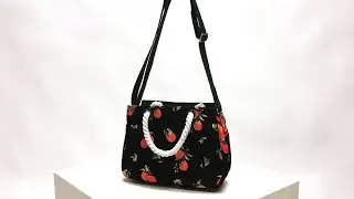Custom Rope Handles Shoulder Strap Bag | ArtsCow