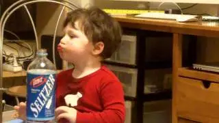 Max drinks water out of seltzer bottle // early 21st century popular culture explained