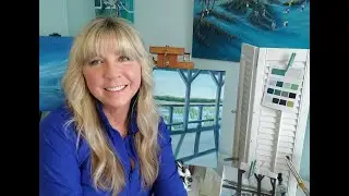 Lowcountry Studio Inspiration With Bicycle Pier on the Easel