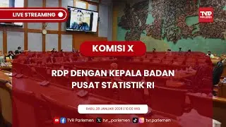 KOMISI X DPR RI RDP DENGAN KEPALA BADAN PUSAT STATISTIK RI