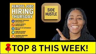 Work-From-Home Thursday: 8 Remote Jobs Hiring Now | No Degree, Paid Training + Equipment Provided!