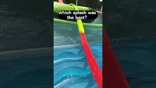 Which slo-mo car splash was the best? #shorts #car #hotwheels #satisfying