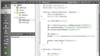 C++ Qt 57   QSqlRelationalTableModel