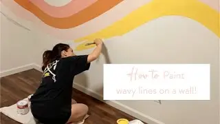 How to Paint Wavy Lines on a Wall