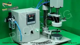 Lug cap sealing machine | Glass bottle capping machine | Jam, honey, ghee jar cap sealer