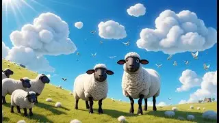 White Sheep, Fluffy and Fat | Cute Animal Rhyme for Kids | Fun Sheep Song for Toddlers